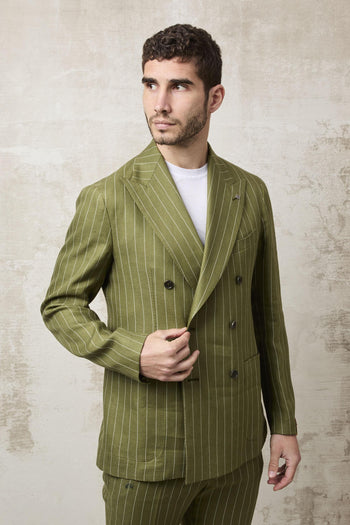 1614 Abito Gessato verde - 3