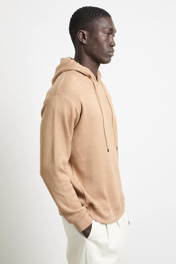 2539 Maglia caramello cappuccio - 4