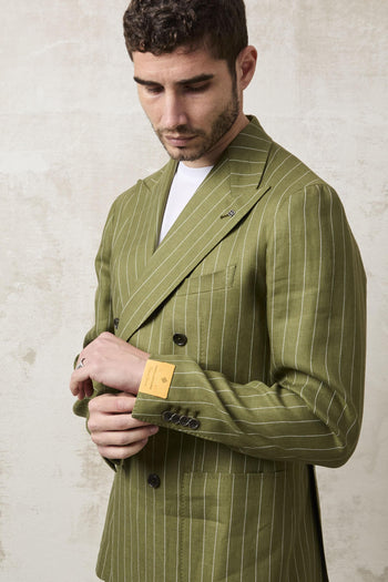 1614 Abito Gessato verde - 5