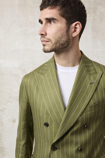 1614 Abito Gessato verde - 6