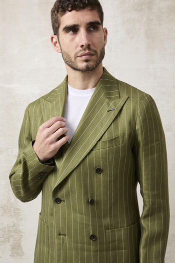 1614 Abito Gessato verde - 7