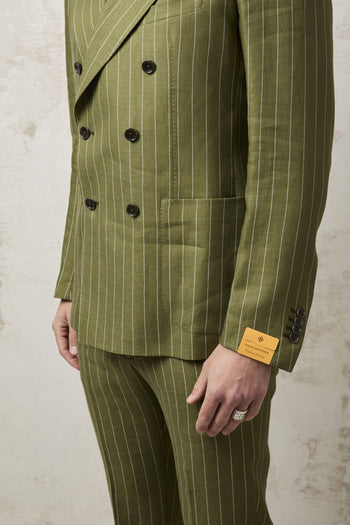 1614 Abito Gessato verde - 8