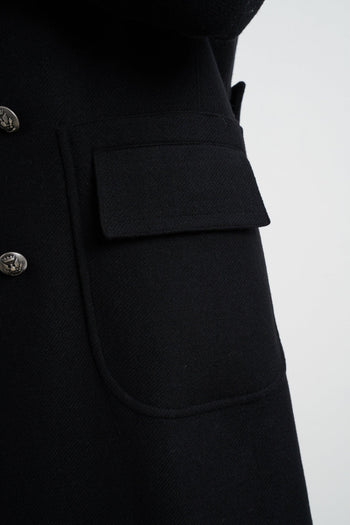 2494 Cappotto nero doppiopetto - 8