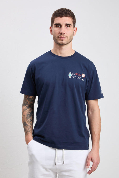 3510 T-shirt "It's Spritz O'clock" blu