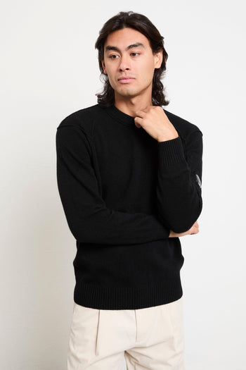 2065 Maglia nera lana - 4