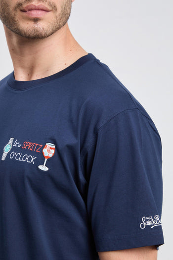 3510 T-shirt "It's Spritz O'clock" blu - 2