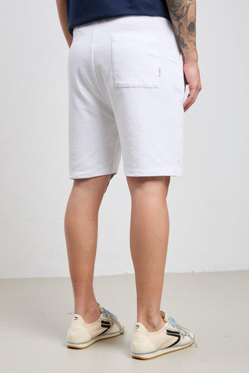 3171 Bermuda in felpa bianco - 4