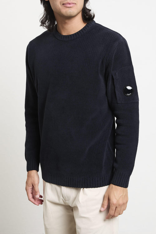 2079 Maglia blu ciniglia