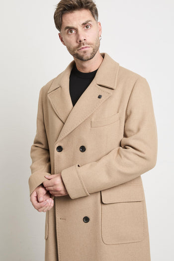 2306 Cappotto doppiopetto cammello - 4