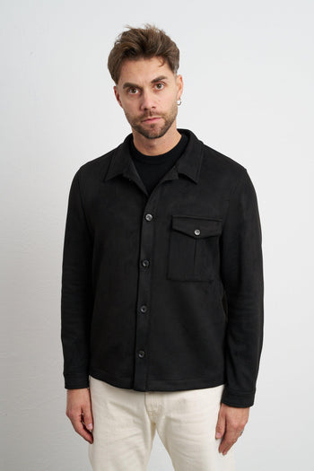 2526 Overshirt nera - 2