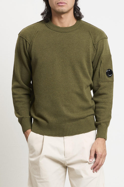 2066 Maglia verde lana