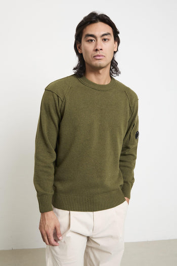 2066 Maglia verde lana - 5