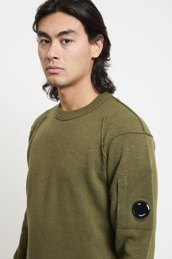 2066 Maglia verde lana - 2