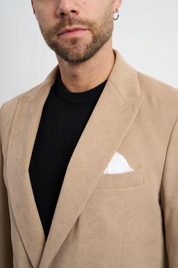 2492 Giacca beige doppiopetto - 6