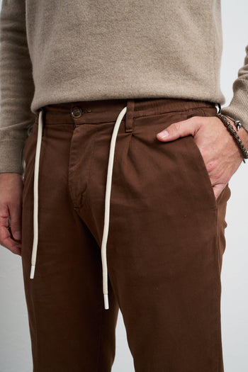 2454 Pantalone tabacco coulisse - 2