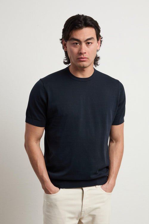 3456 T-shirt in maglina blu