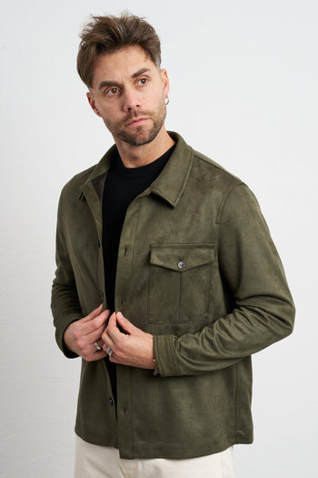 2527 Overshirt verde - 2