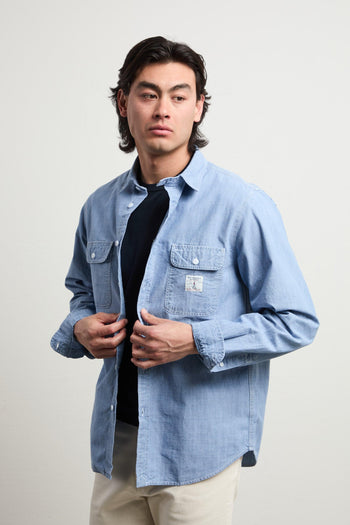 3502 Camicia jeans chiara - 4