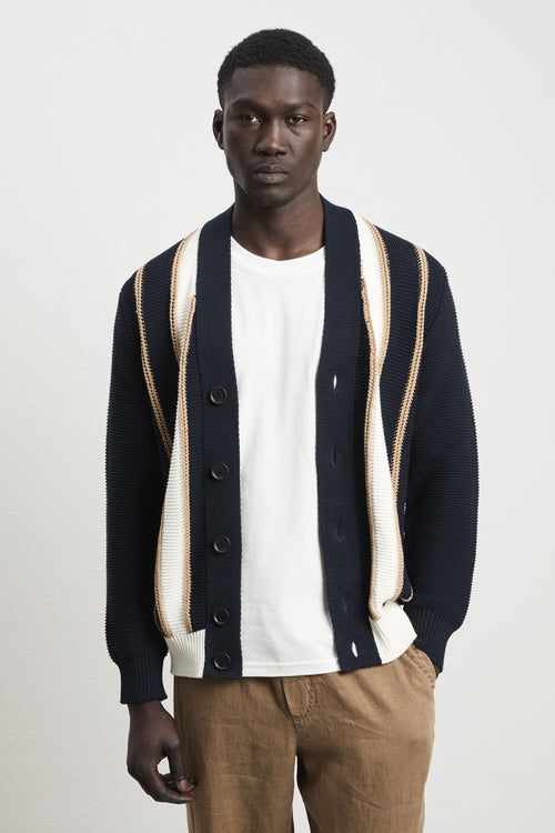 3200 Cardigan a righe