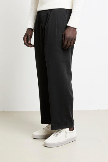 2310 Pantalone Wide nero - 3