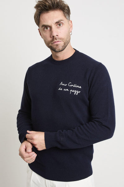 2708 Maglia blu Amo Cortina