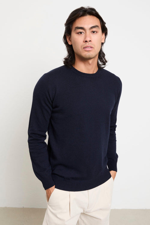 2201 Maglia blu cashmere