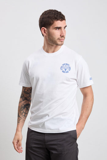 3518 T-shirt "Padel club" bianca - 3
