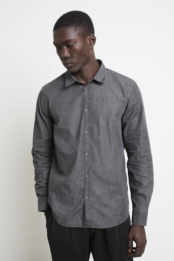 2830 Camicia denim nera - 2