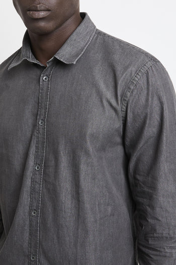 2830 Camicia denim nera - 4