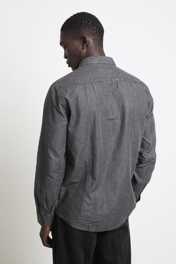 2830 Camicia denim nera - 5