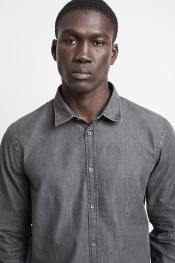 2830 Camicia denim nera - 8