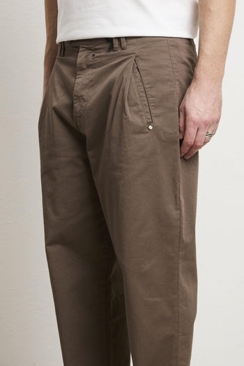 3409 Pantalone Corallo marrone - 3