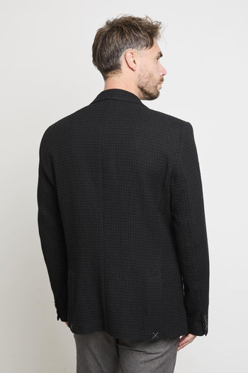 36 - 2338 Giacca pied de poule nera - 6