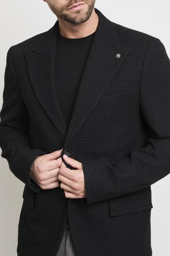 36 - 2338 Giacca pied de poule nera - 7