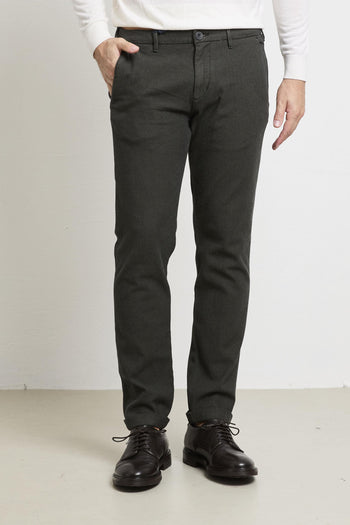 2092 Pantalone verde microfantasia - 2