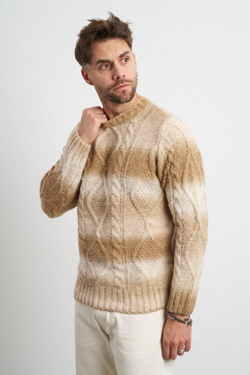 2497 Maglione beige sfumato - 2