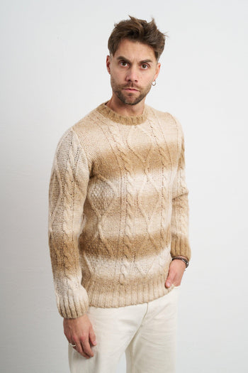 2497 Maglione beige sfumato - 4