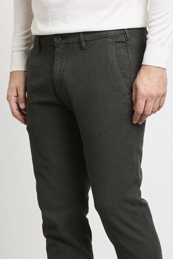 2092 Pantalone verde microfantasia - 4