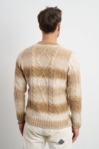 2497 Maglione beige sfumato - 5