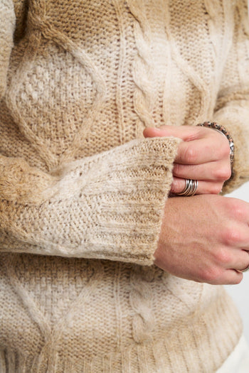 2497 Maglione beige sfumato - 3