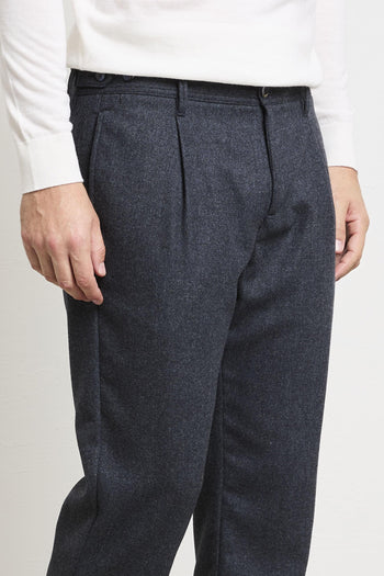 2510 Pantalone spinato blu - 3