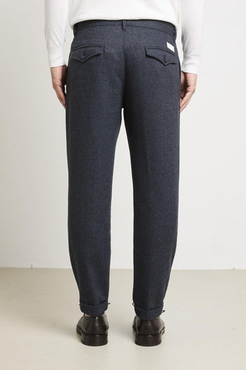 2510 Pantalone spinato blu - 6