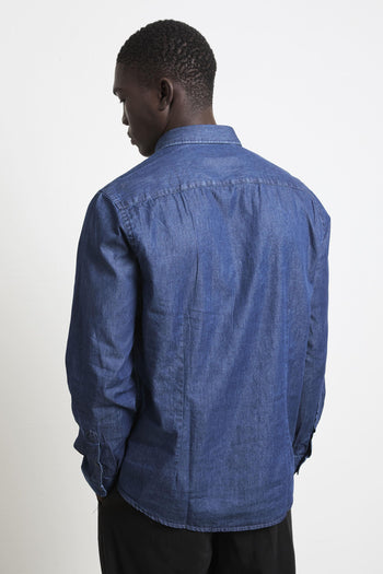 2831 Camicia denim blu - 5