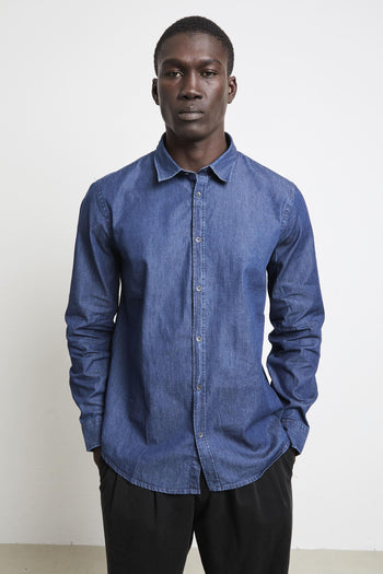 2831 Camicia denim blu - 2