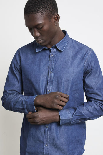 2831 Camicia denim blu - 7