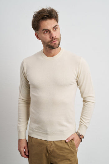 2482 Maglia panna cashmere - 5