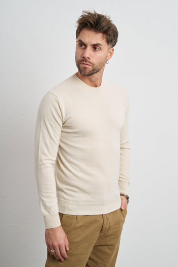 2482 Maglia panna cashmere - 2