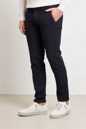 2090 Pantalone blu Mark microfantasia - 2