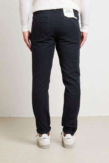 2090 Pantalone blu Mark microfantasia - 4