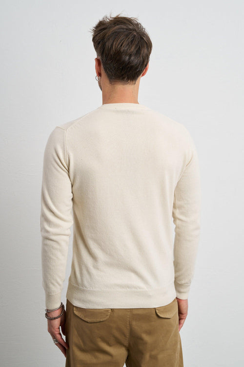 2482 Maglia panna cashmere
